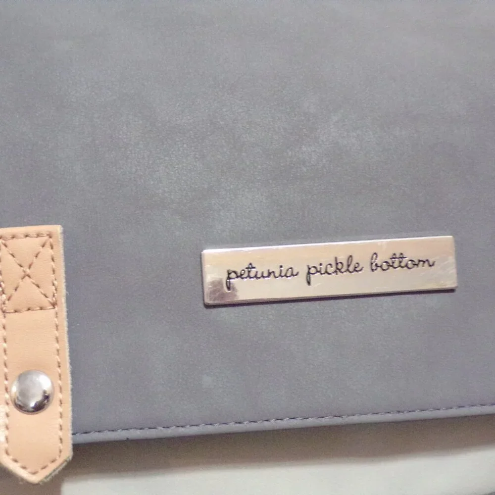 Petunia Pickly Bottom Backpack or Diaper Bag or Cooler Gray and Ton's of Storage